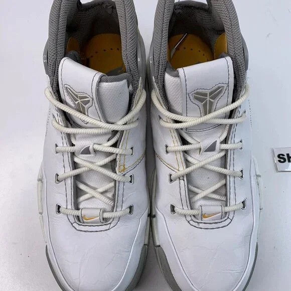 US 8] NIKE ZOOM KOBE BRYANT 1 WHITE SHARK 2006 Basketball  display picture 3